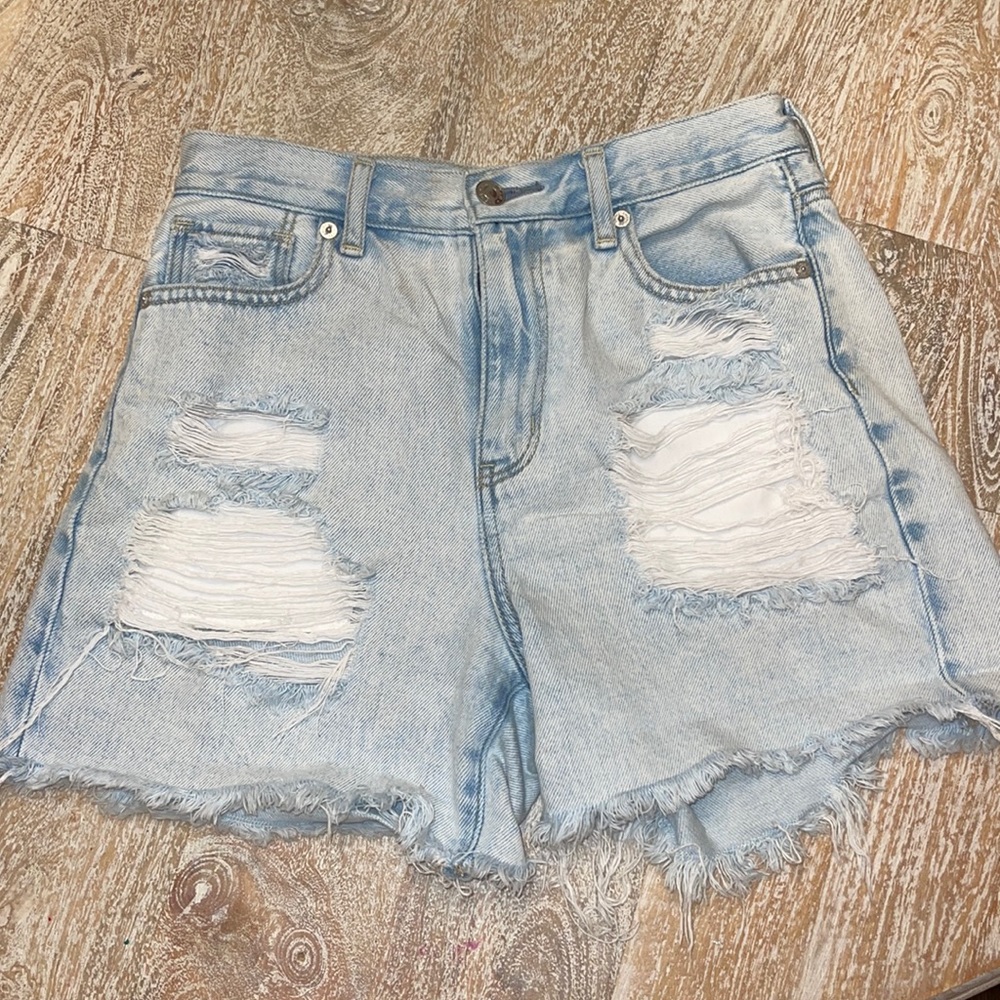 American Eagle High Waisted Mom Shorts Size 0